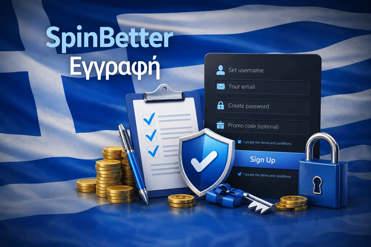 Εγγραφείτε εύκολα στο SpinBetter