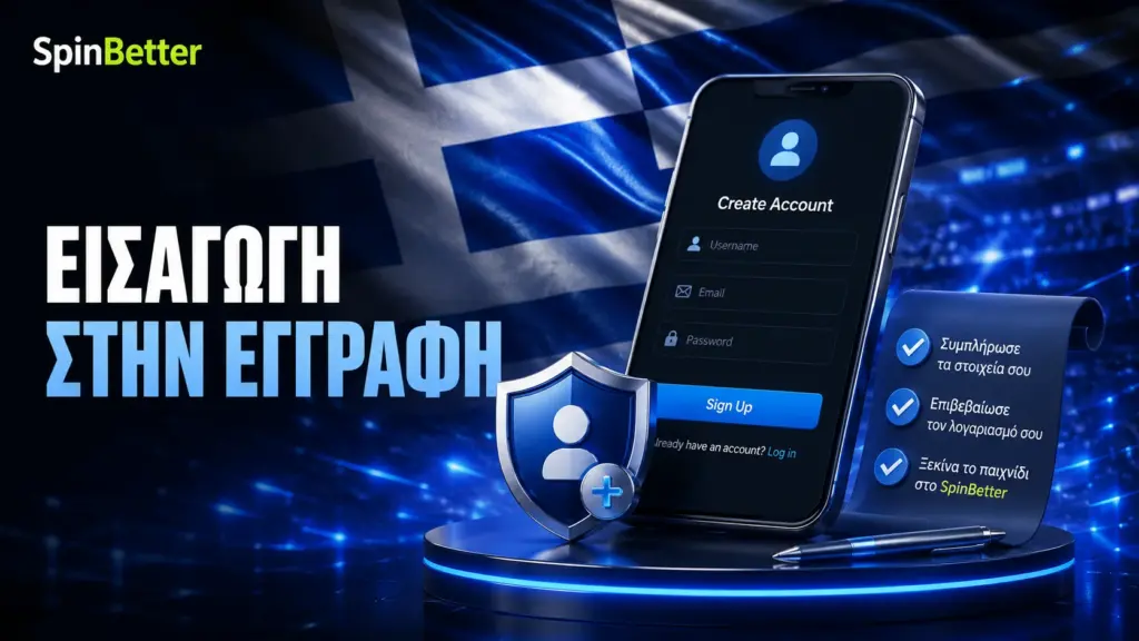 Ξεκινήστε την εγγραφή σας στο SpinBetter